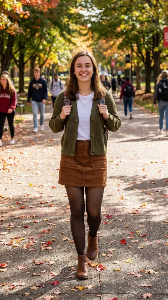 Buttoned Cardigan Outfit
