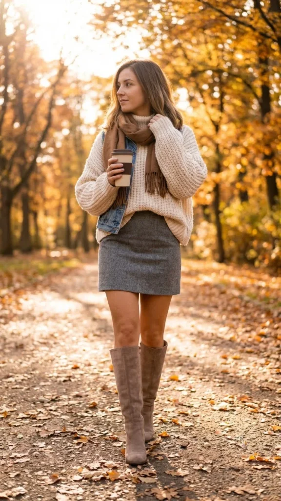 Chunky Sweater Skirt