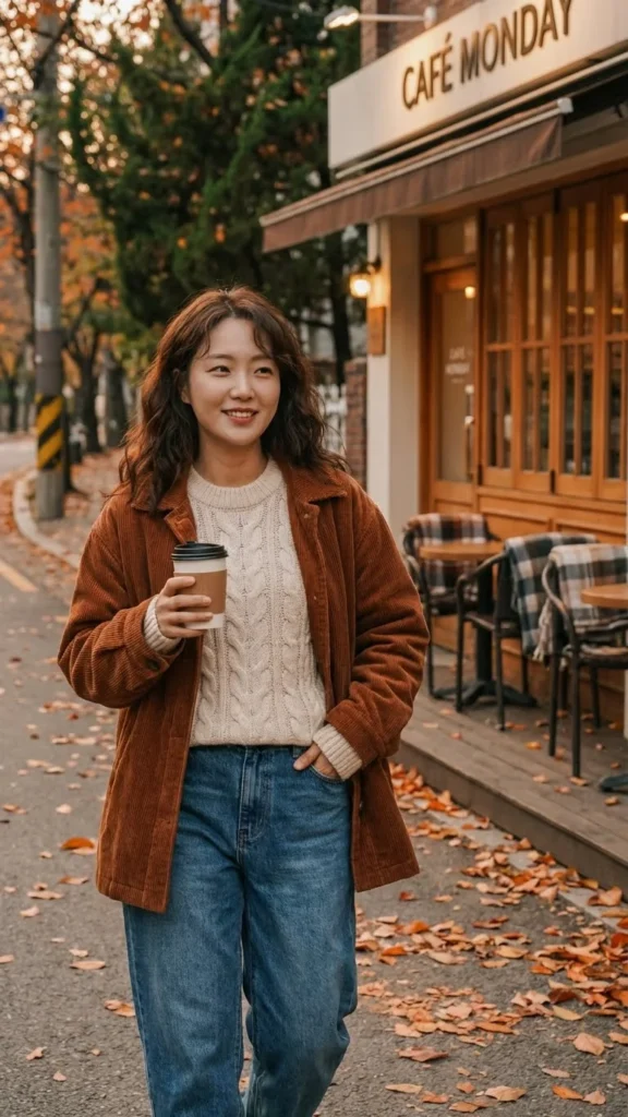 Corduroy Jacket Look