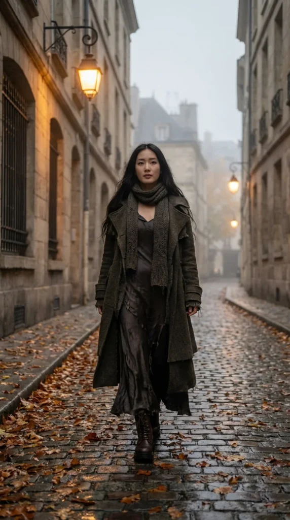 Distressed Silk Dress