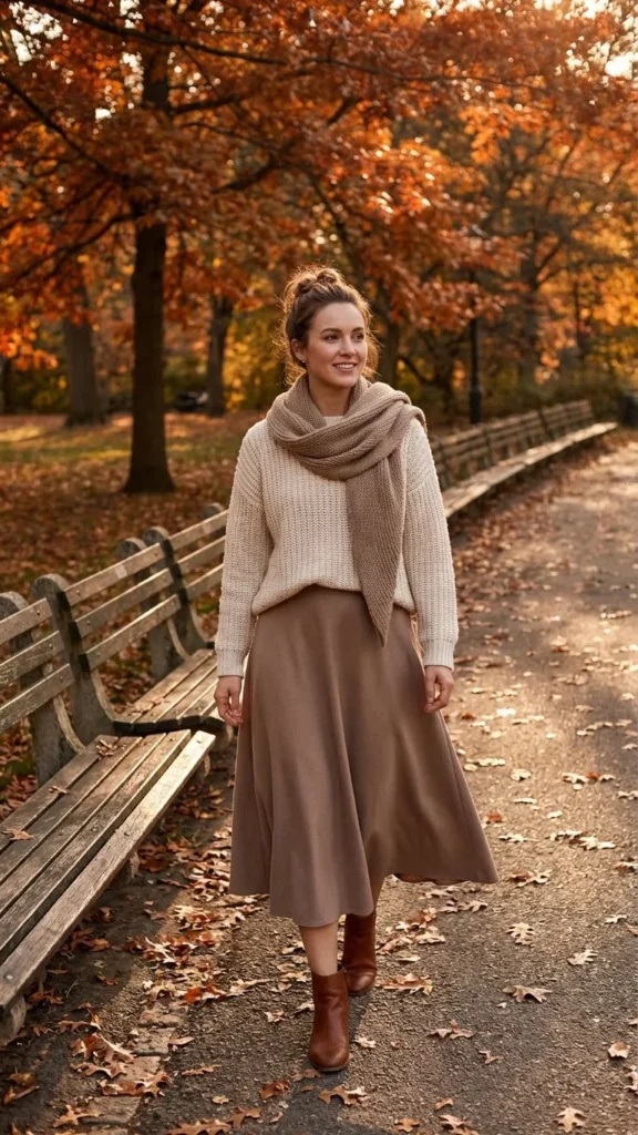 Flowing Autumn Skirt