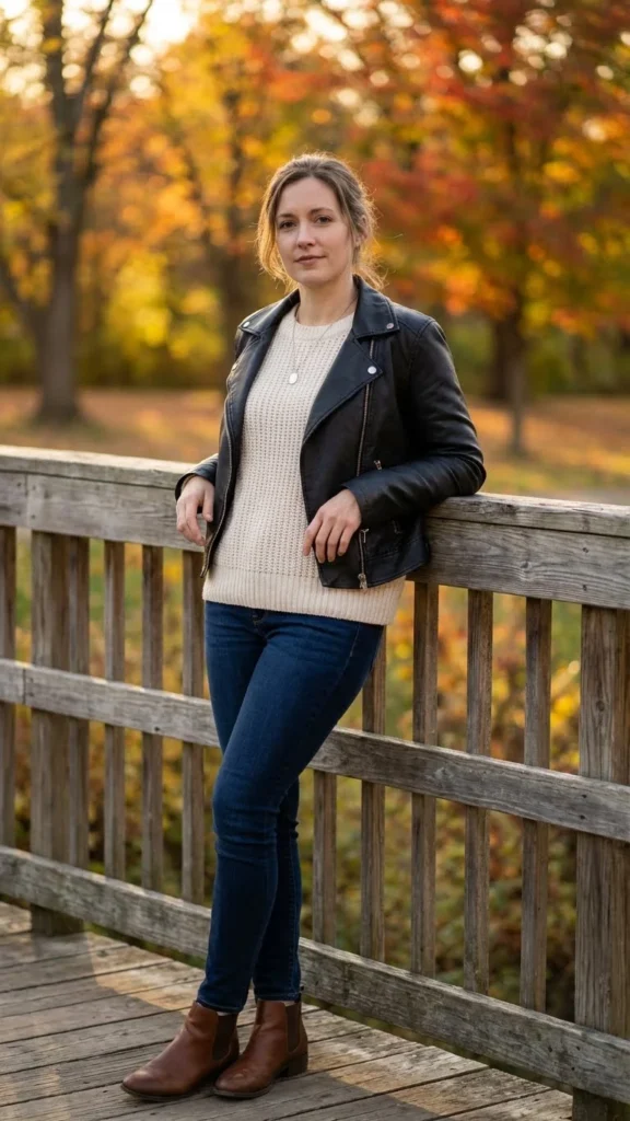 Leather Jacket Combo