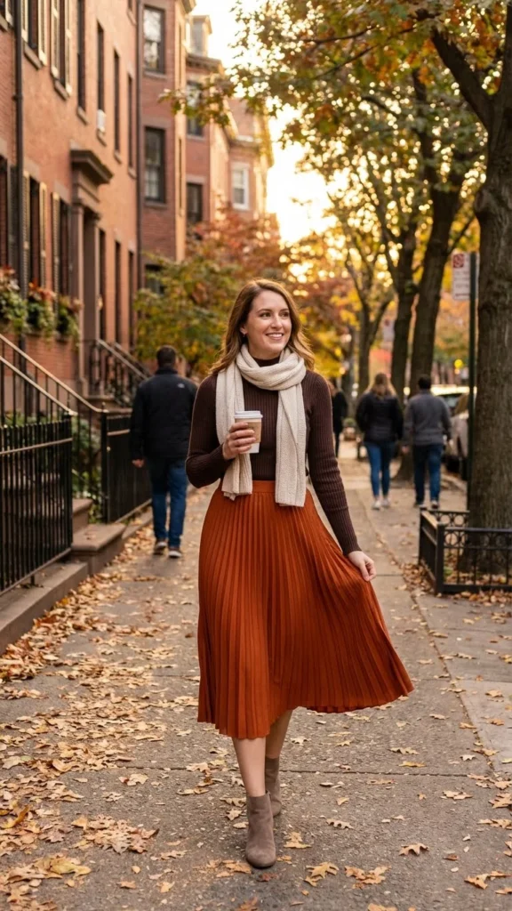 Midi Skirt Cozy Look