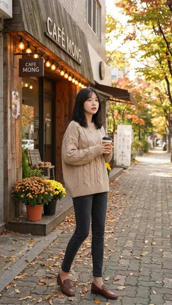 Oversized Sweater Look