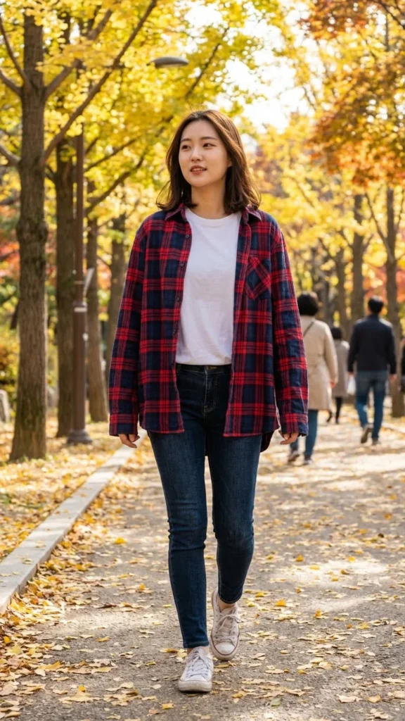 Plaid Shirt Layers