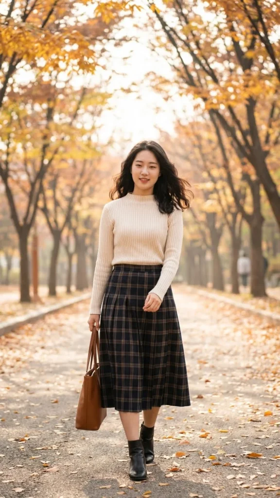 Plaid Skirt Combo