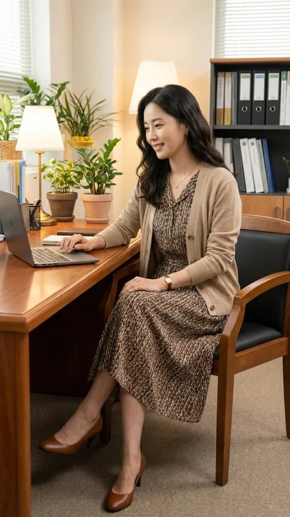 Structured Midi Dress