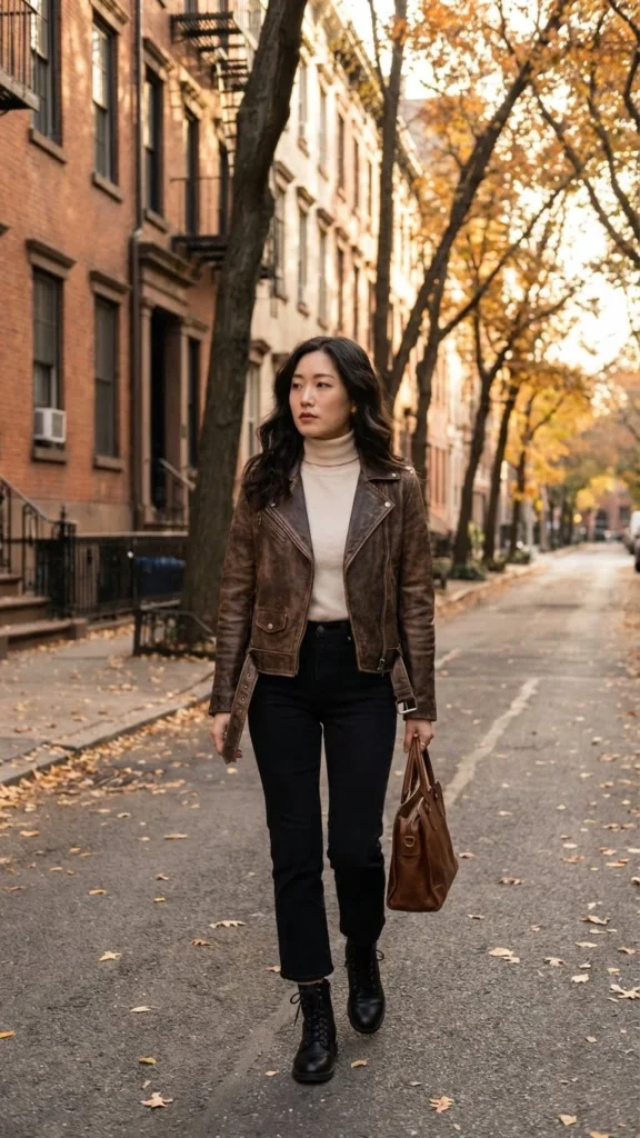 Walnut Leather Jacket