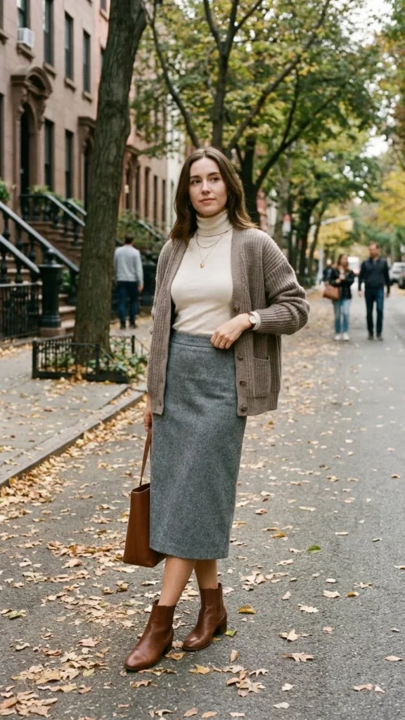 Wool Skirt Outfit