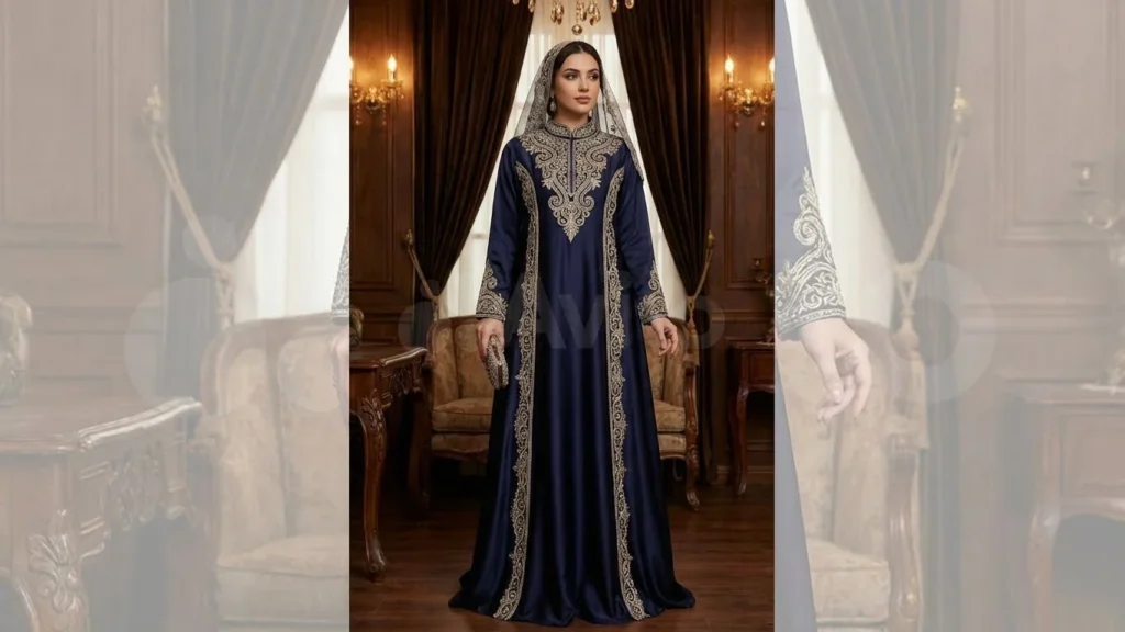 Abaya Inspired Evening Dress
