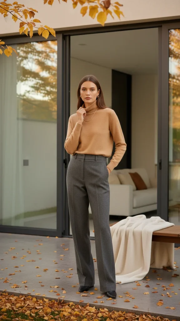 Camel Turtleneck Line