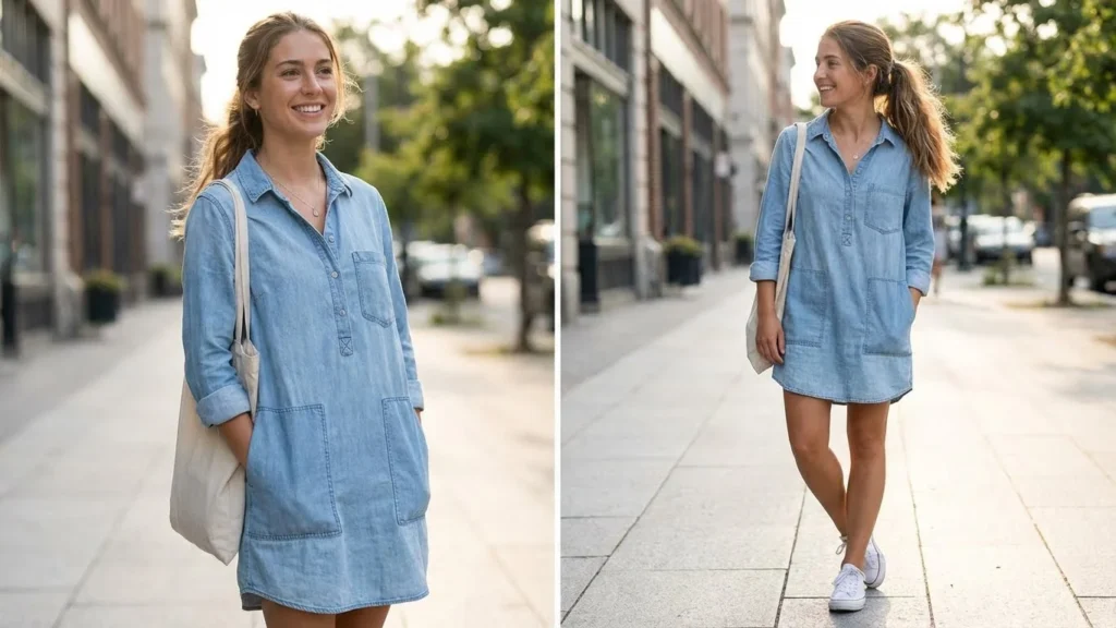 Casual Denim Dress