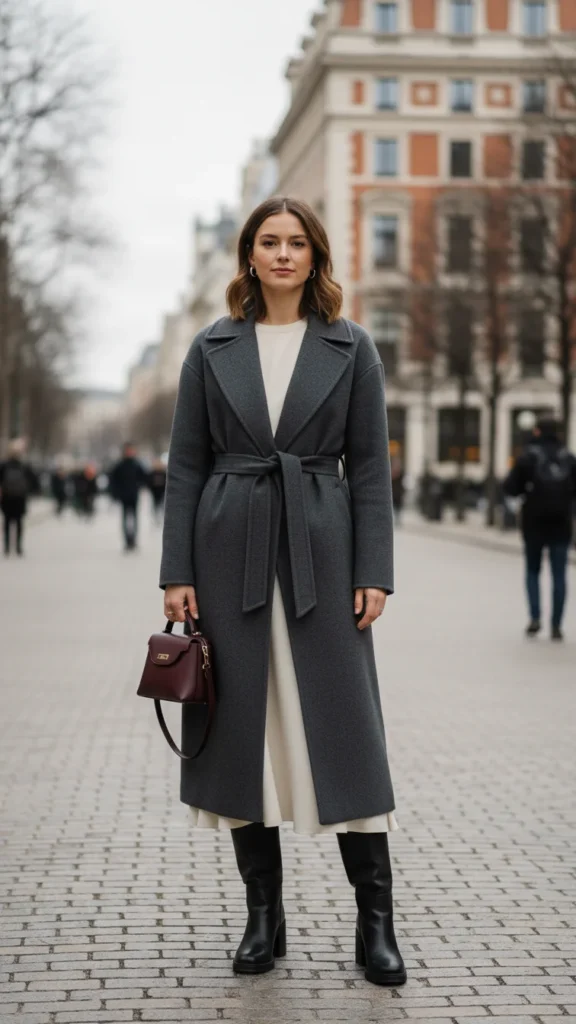 Coat and Dress Combo