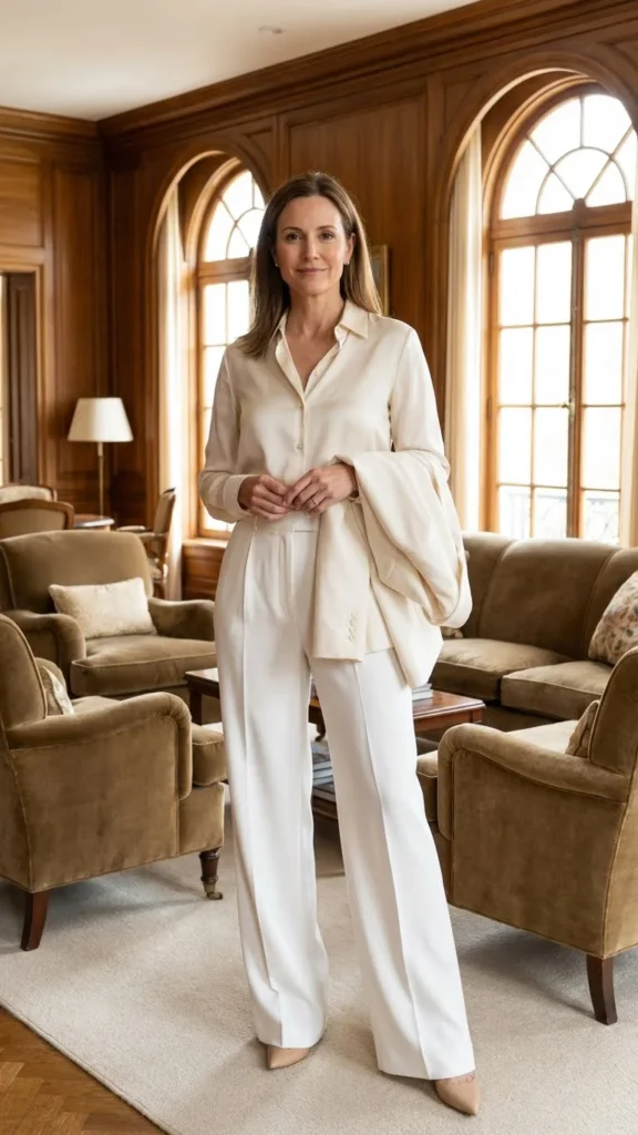 Elegant White Ensemble