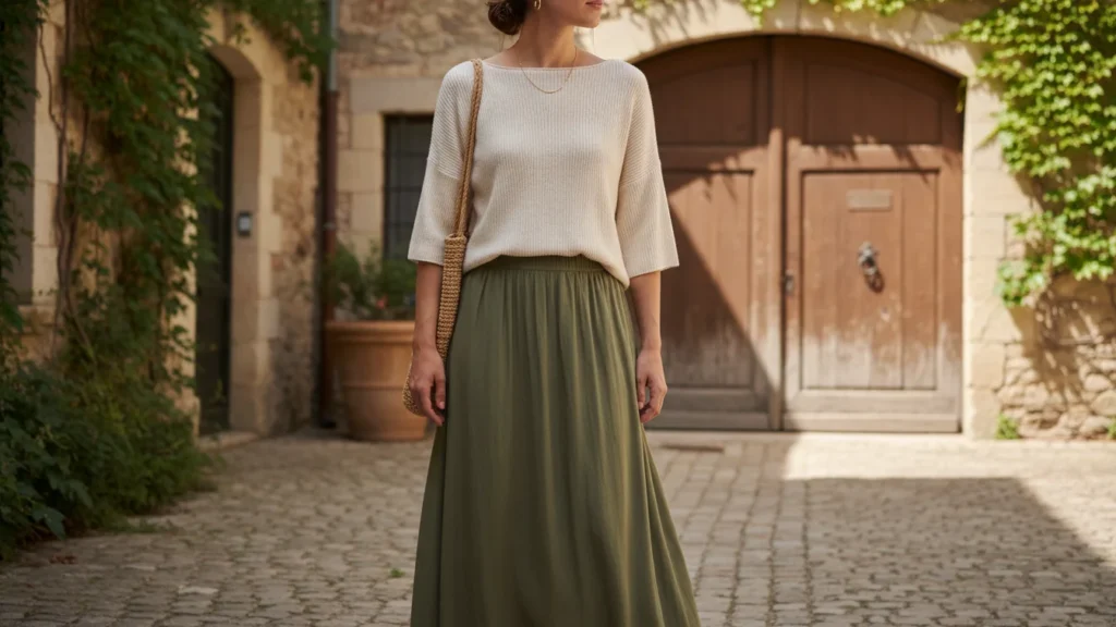 Knit Half Sleeve Top