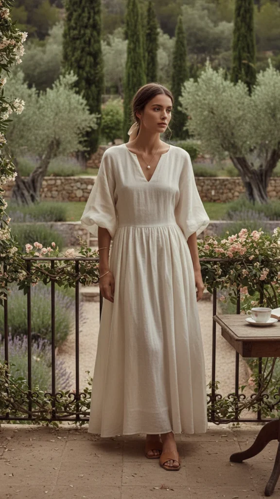 Linen Dress Look