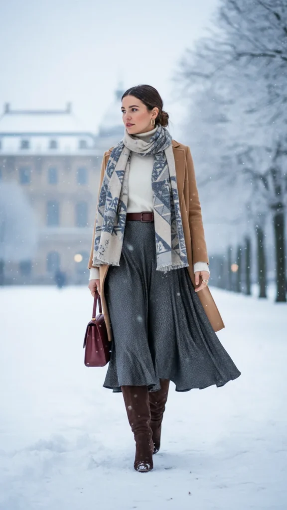 Midi Skirt Look