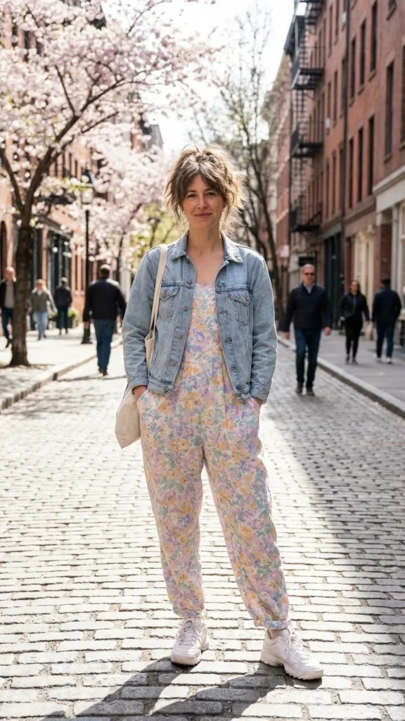 Pastel Floral Street Style