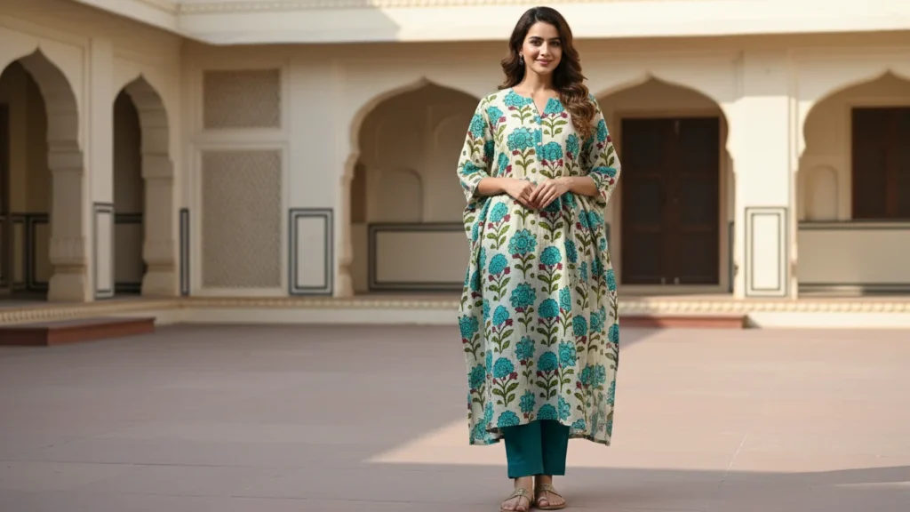 Printed Cotton Kurti