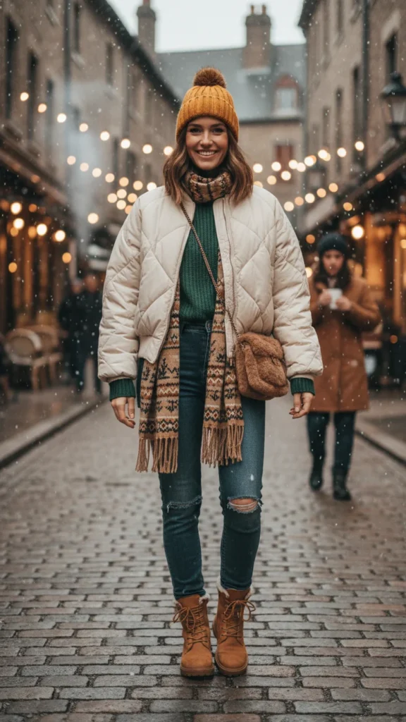 Quilted Jacket Cute Fit