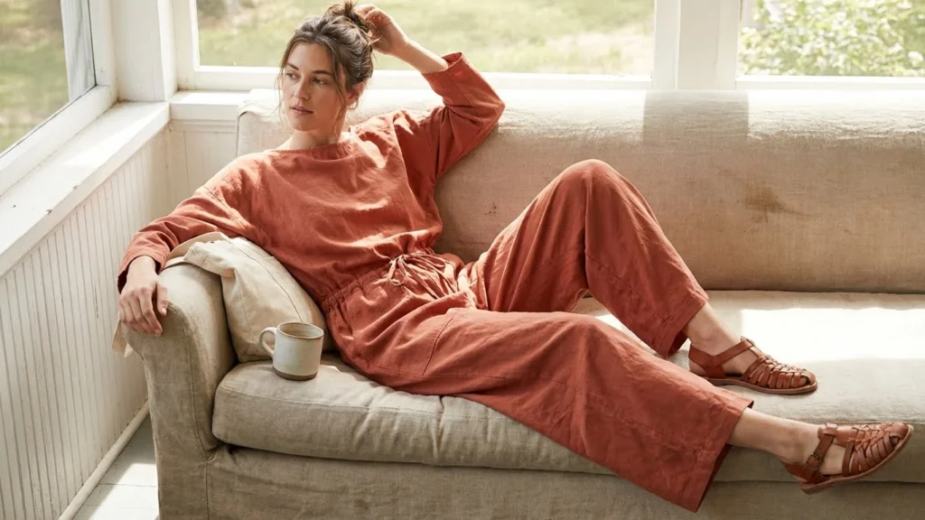 Relaxed Cotton Jumpsuit