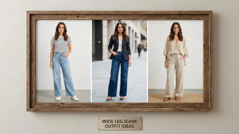 Wide Leg Jeans Outfit Ideas