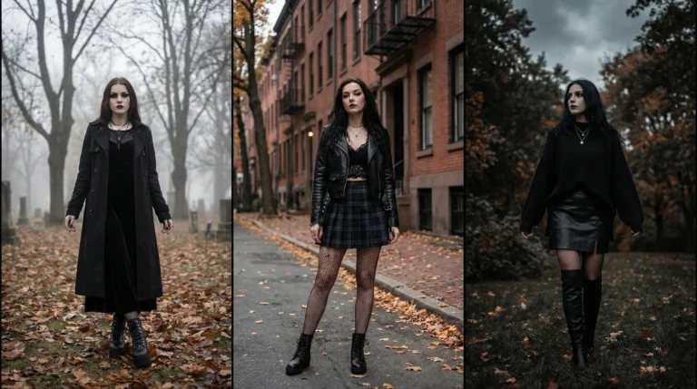 goth fall outfits
